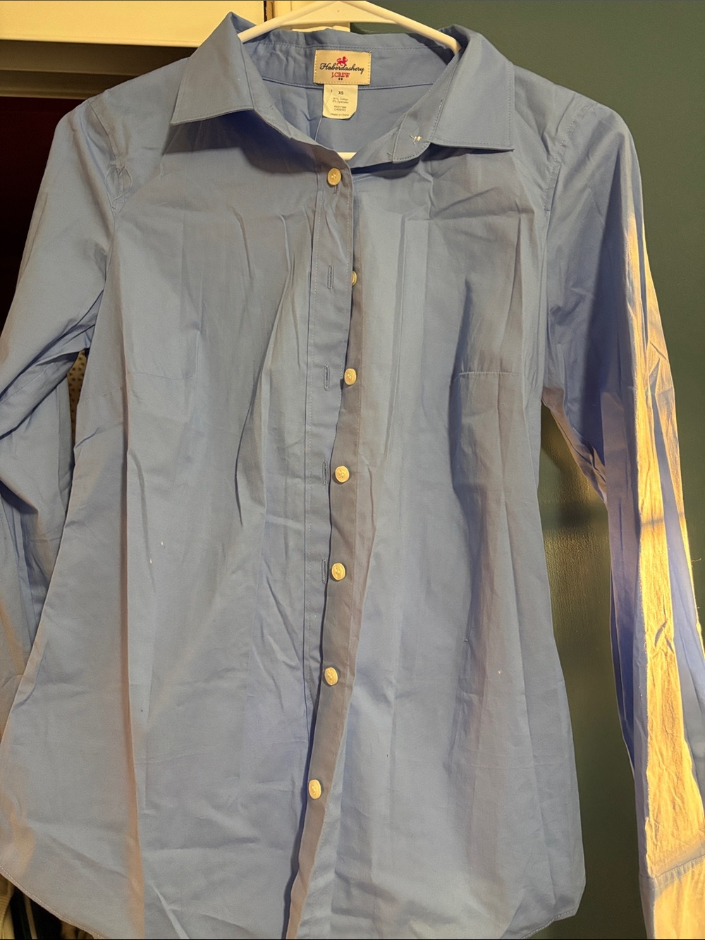 J. Crew Light Blue Button-Down Shirt